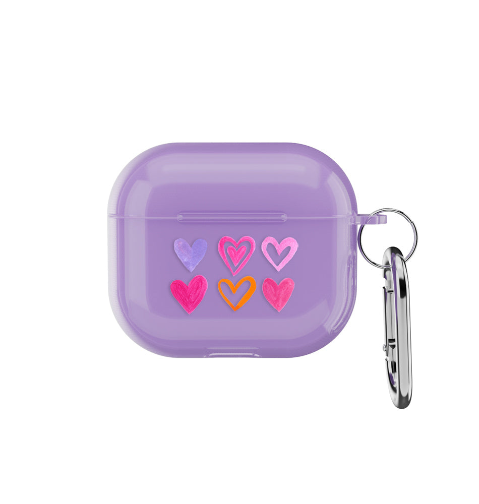 Floating Hearts - AirPods Gen 3